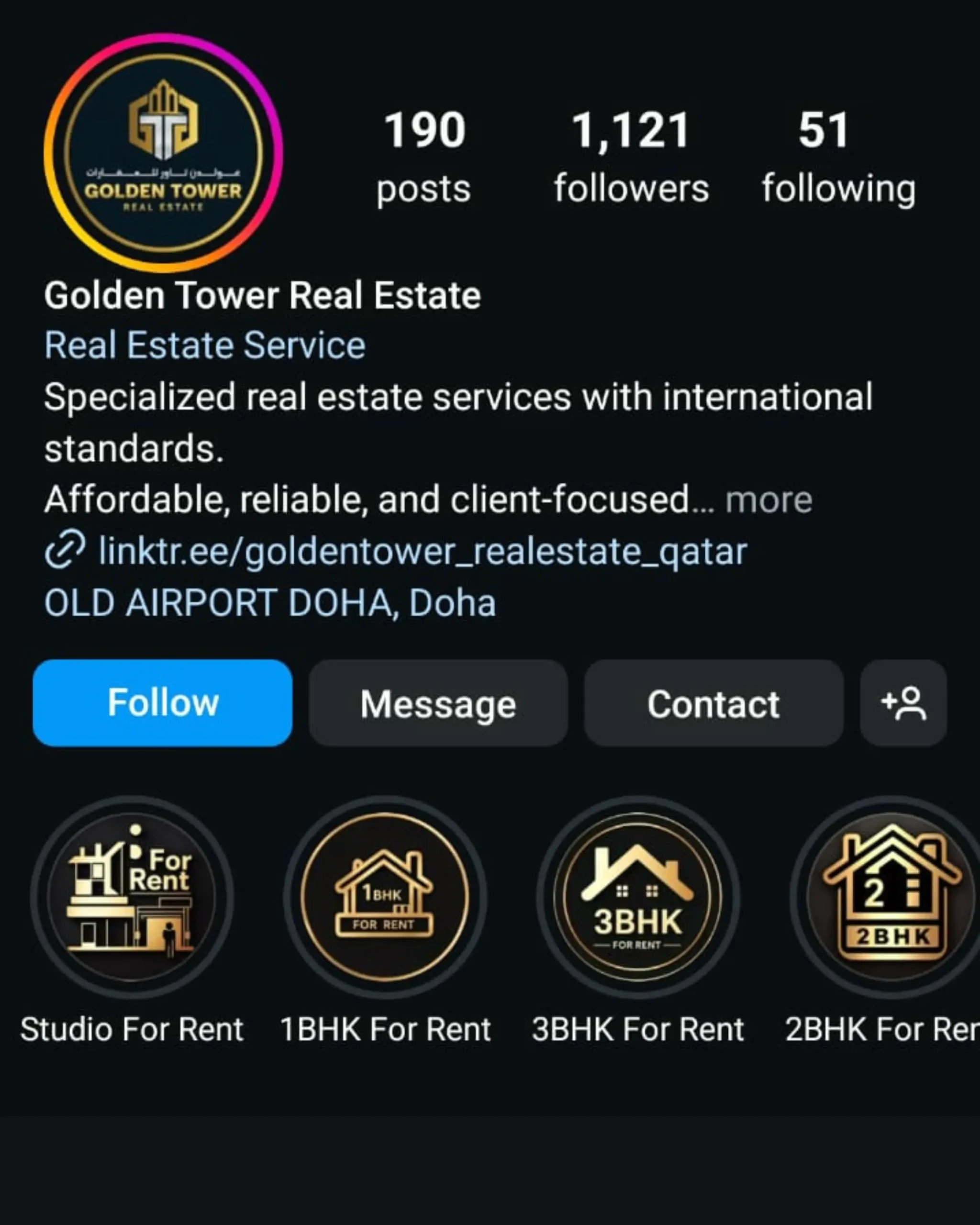creative marketing for golden tower real estate